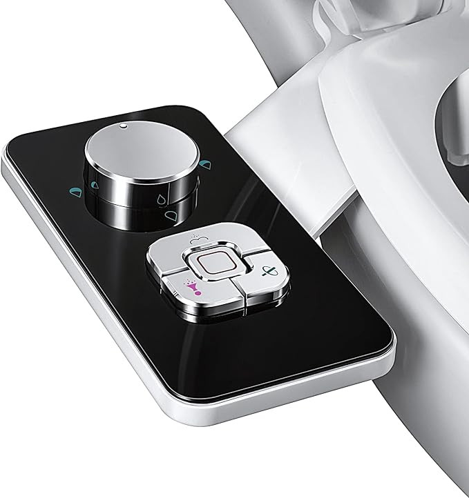 SAMODRA Bidet Attachment, Non-Electric Cold Water Bidet Toilet Seat Attachment with Pressure Cont... | Amazon (US)