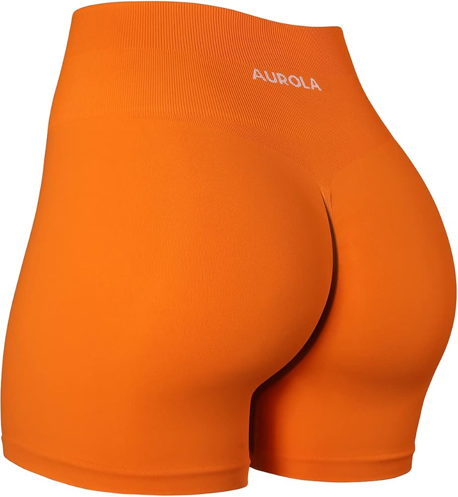 AUROLA Dream Workout Shorts for Women Seamless Soft Smooth Gym Yoga Scrunch Active Shorts | Amazon (US)