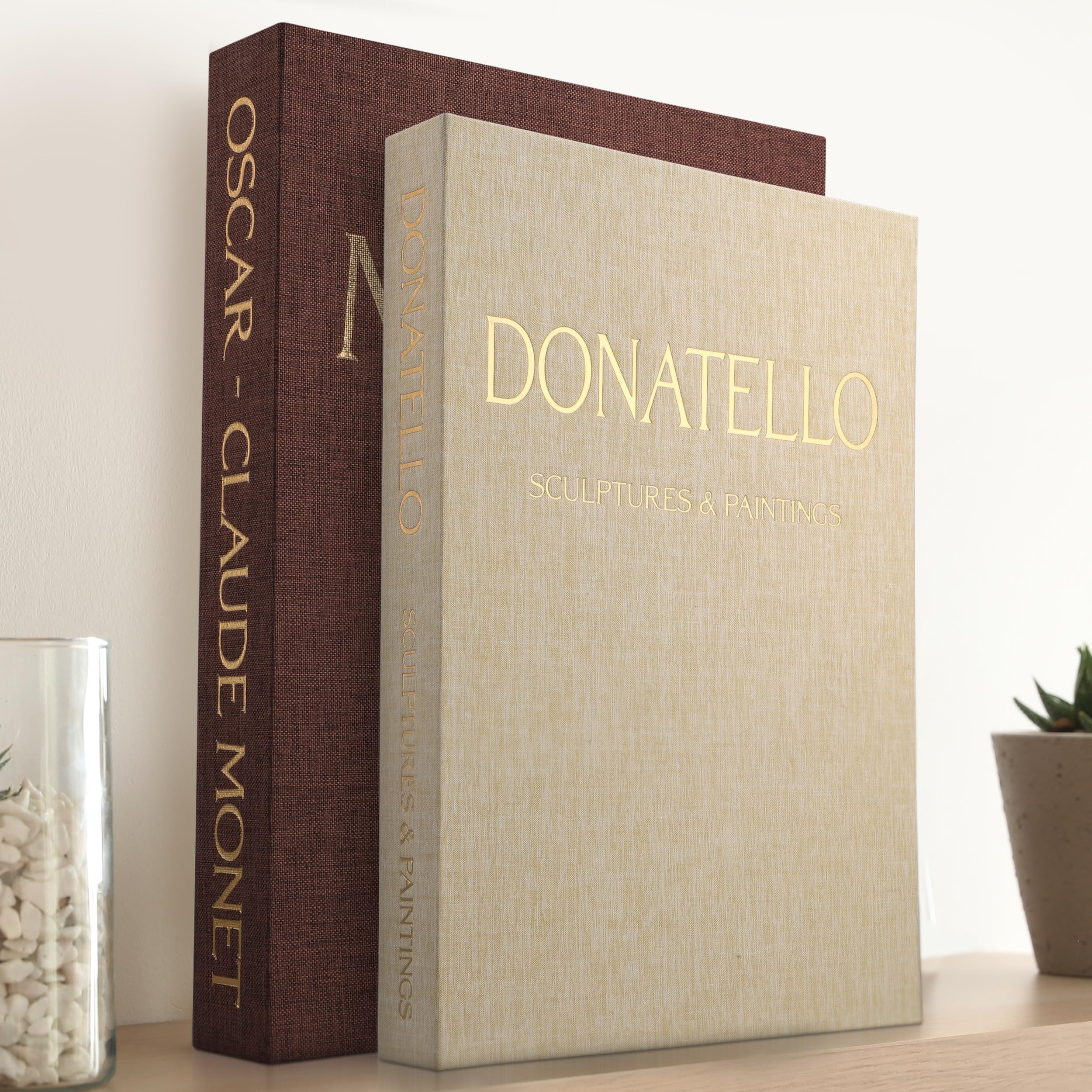 Decorative Books for Home Decor - Set of 2 Faux Books for Decoration with Secure Magnet Closure f... | Amazon (US)