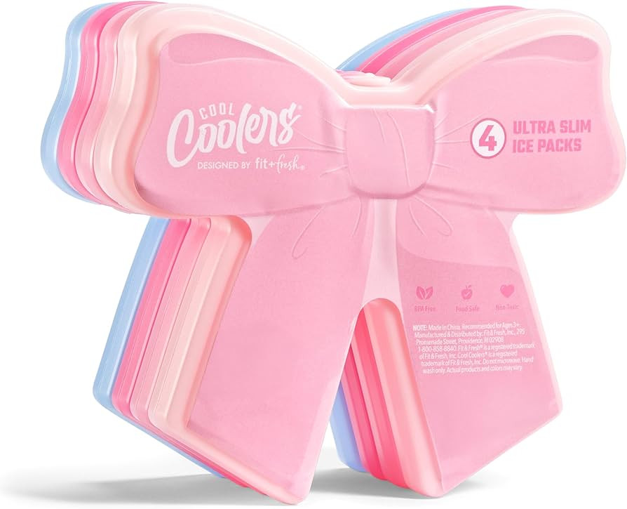 Shaped Character Ice Packs for Kids, Slim Design for Lunch Bags & Coolers, Quick Freeze, BPA-Free... | Amazon (US)
