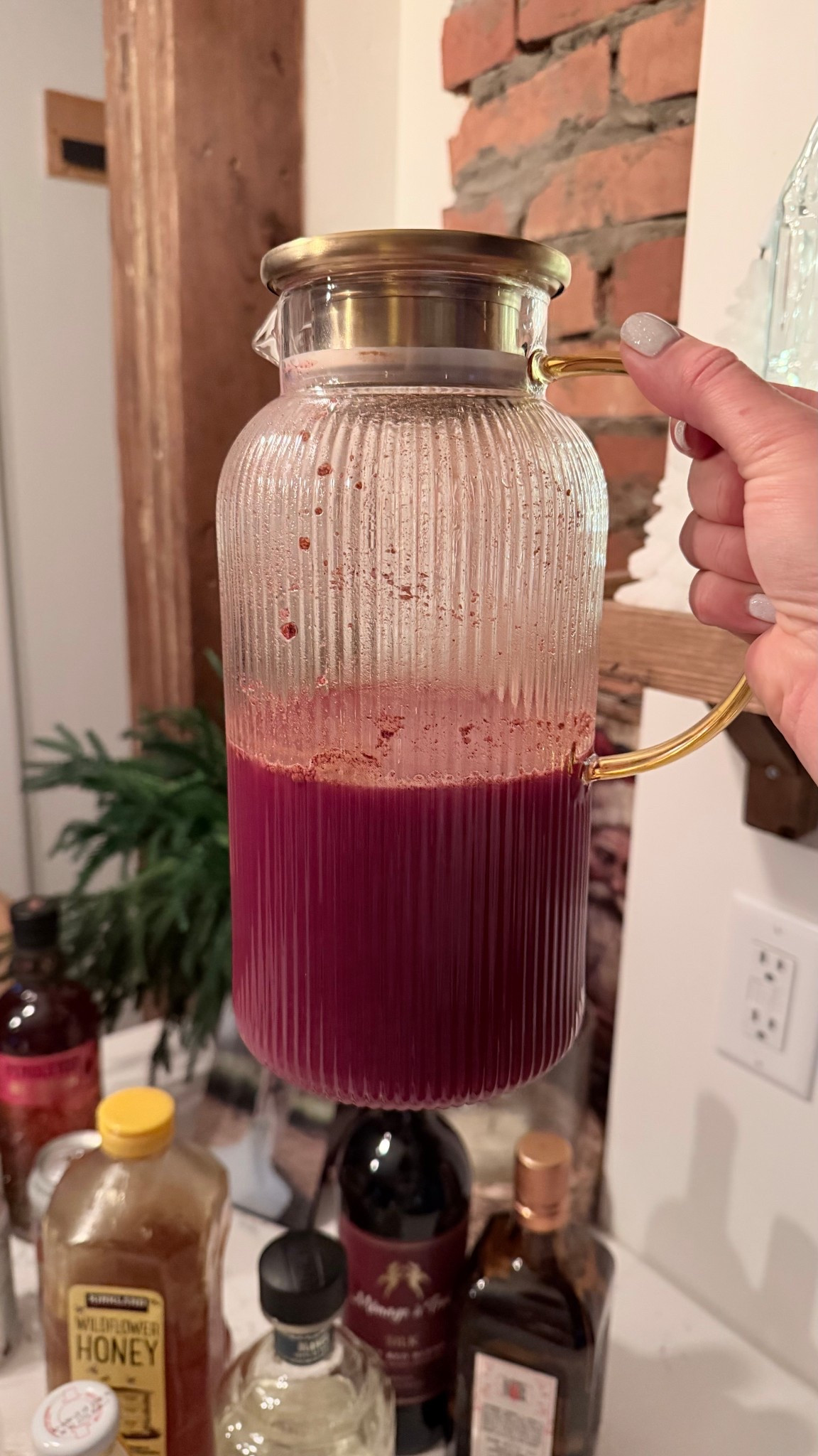 Love this glass ribbed pitcher! 

#LTKHoliday #LTKfoodie #LTKHome