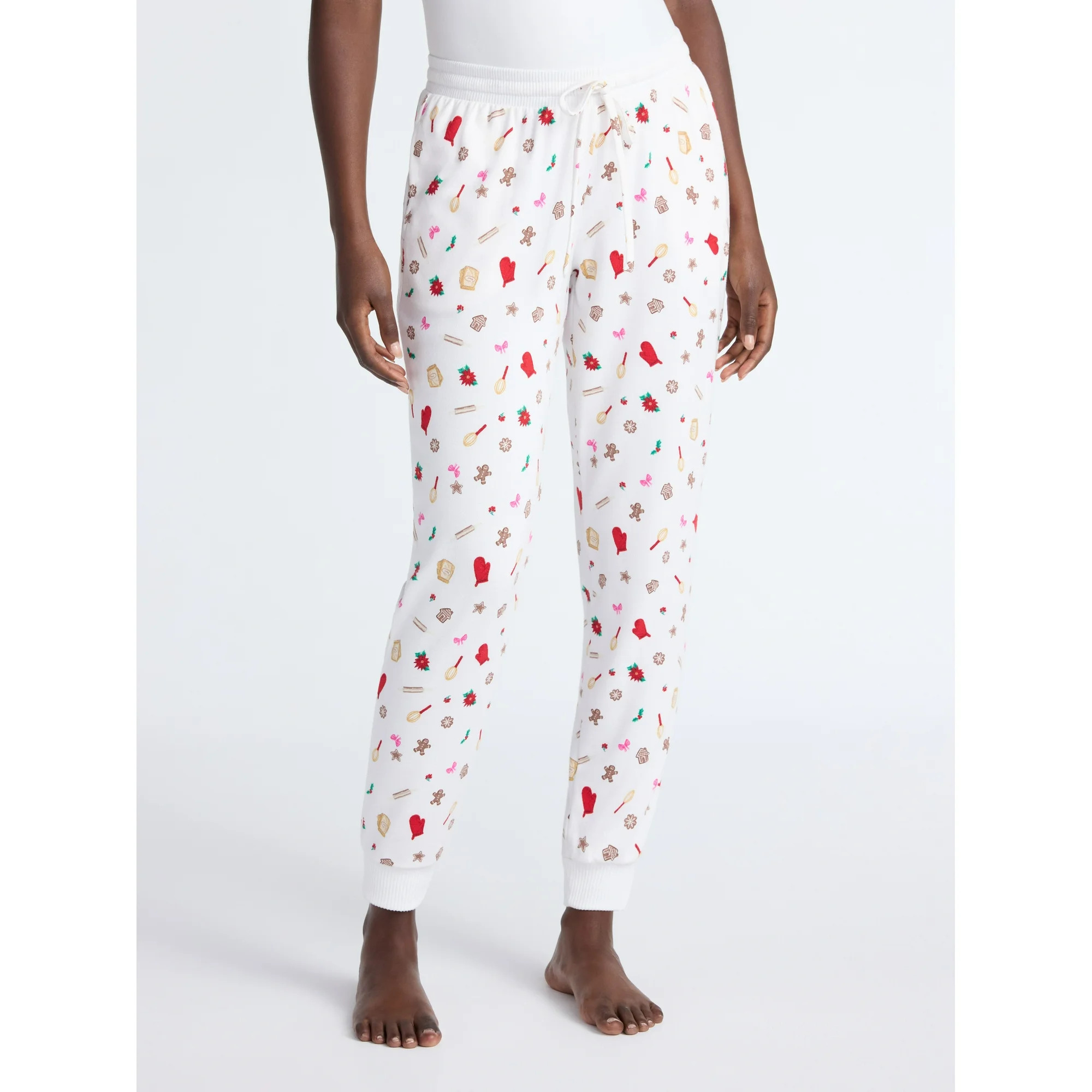 Joyspun Women's Cozy Lounge Collection Hacci Knit Sleep Joggers, 29'' Inseam, Sizes XS-3X | Walmart (US)