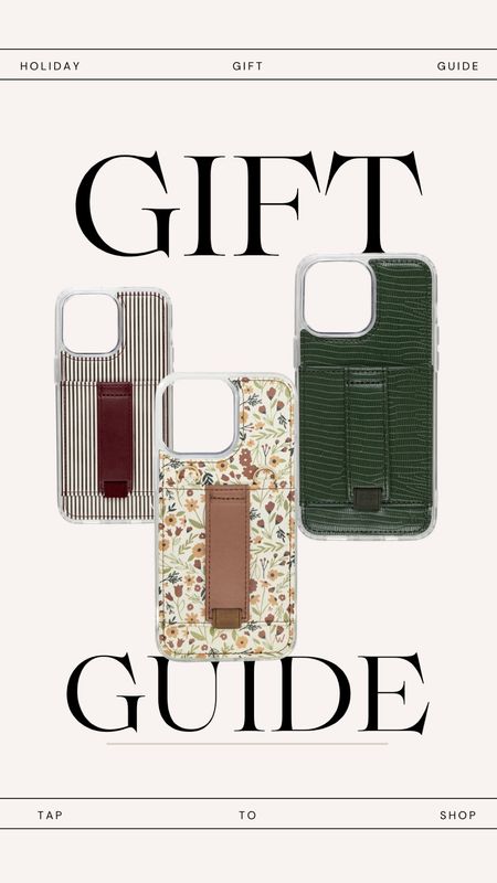 Gift guides for her!!  Phone cases. Designer cases.  iPhone case.  Christmas gifts. Walli cases  

#LTKHoliday #LTKGiftGuide #LTKsalealert