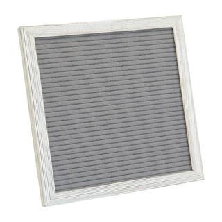 White Wash/Gray 10""W x 10""H Letter Board | The Home Depot