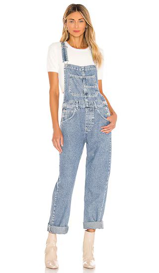 x We The Free Ziggy Denim Overall in Powder Blue | Revolve Clothing (Global)