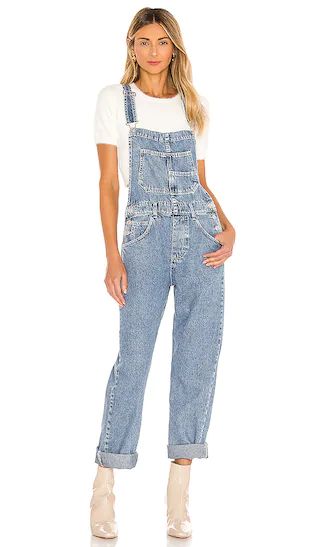 x We The Free Ziggy Denim Overall in Powder Blue | Revolve Clothing (Global)