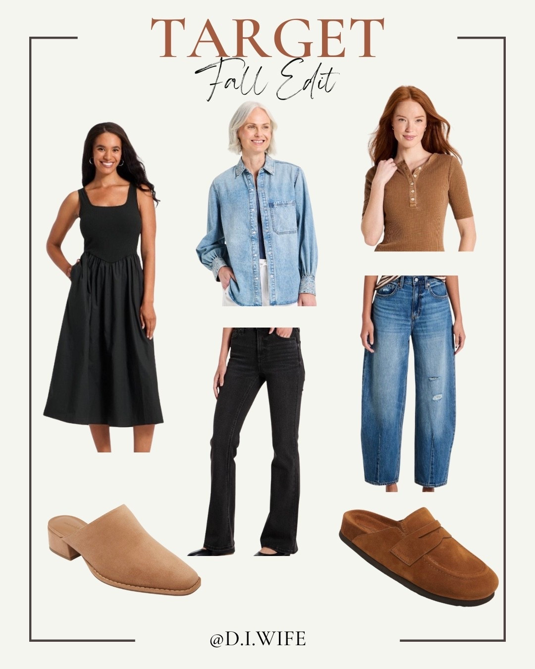 Target women’s fall fashion looks. Love this midi dress, barrel jeans, and loafers! Chocolate seems to be the color for fall!

#LTKootd #LTKSeasonal #LTKmomlife
