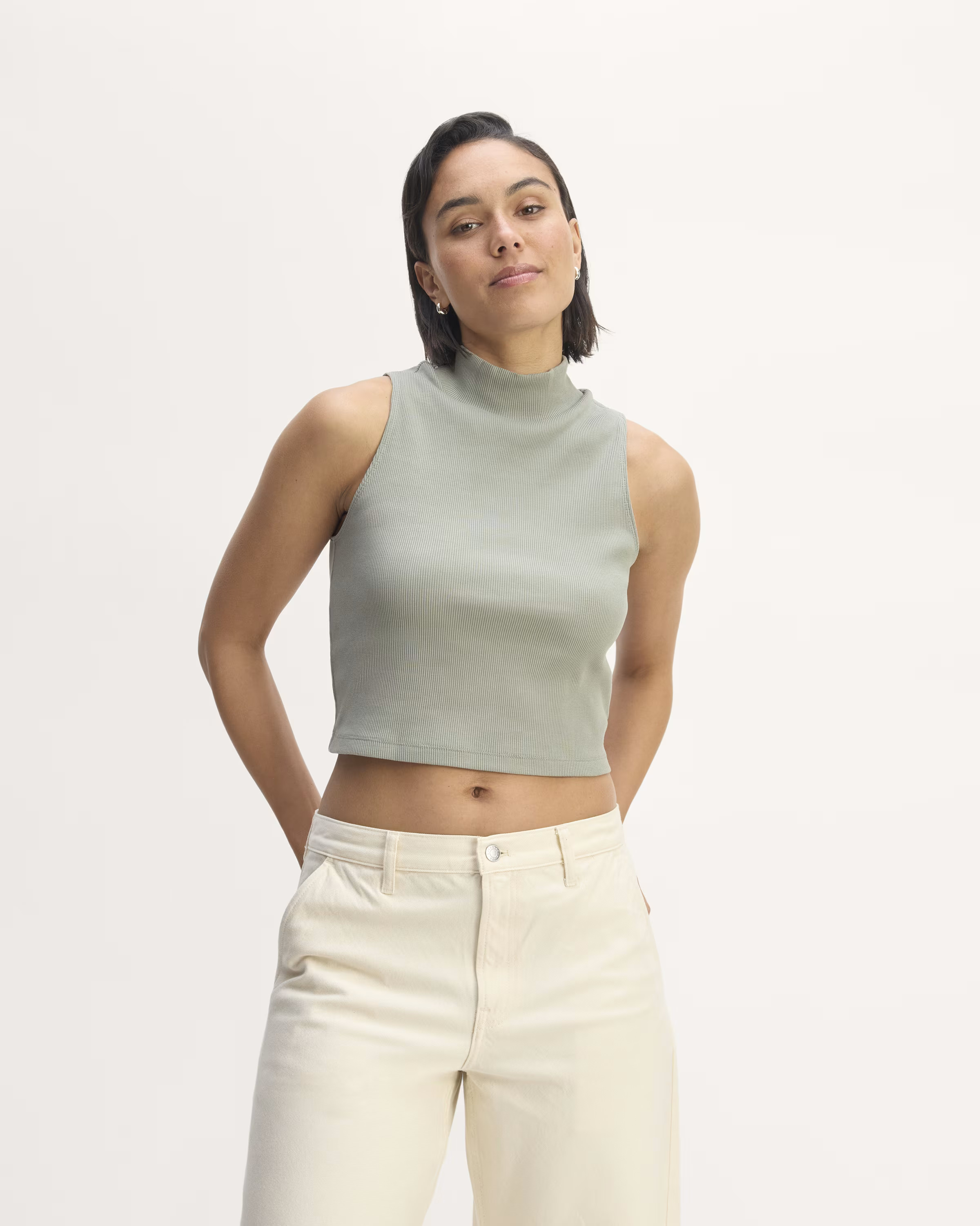 The Ribbed Mockneck Tank | Everlane