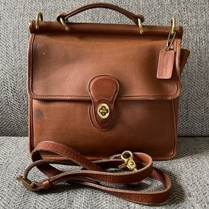 Coach Legacy Vintage 9927 Willis Brown Leather Shoulder Crossbody Handbag | Poshmark