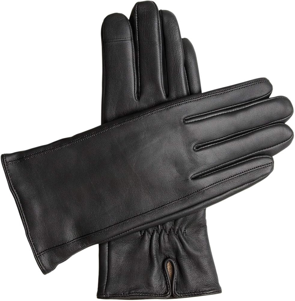 Downholme Touchscreen Leather Cashmere Lined Gloves for Women | Amazon (US)