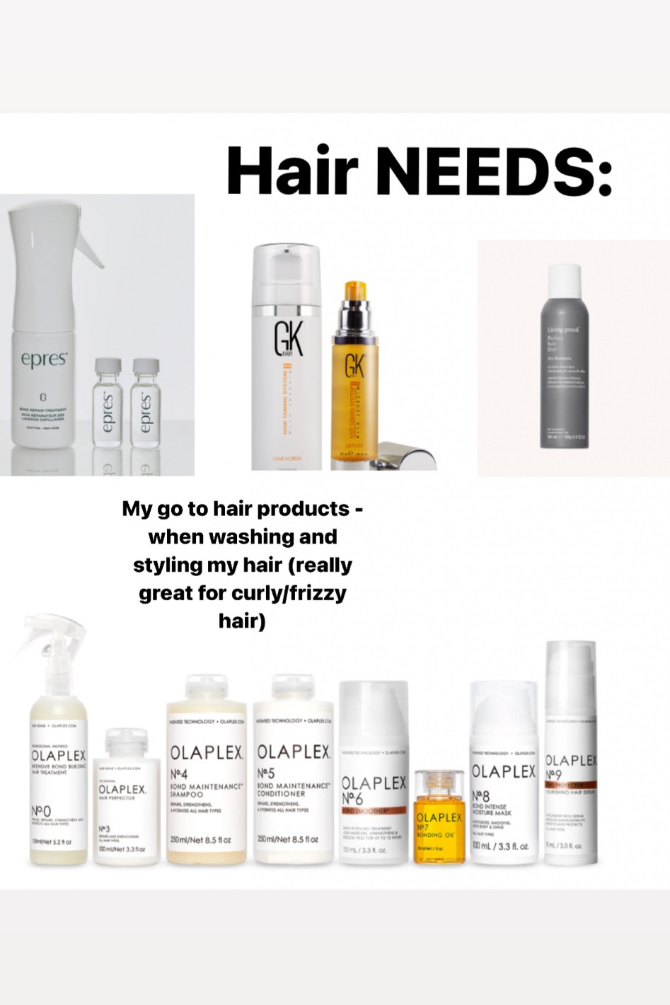 For having curly/difficult hair to style that is used to heat and bleach… these hair care essentials are necessary!!! The best in the market by far.

GK HAIR items not listed. 
 

#LTKCyberSaleDE #LTKCyberWeek #LTKbeauty