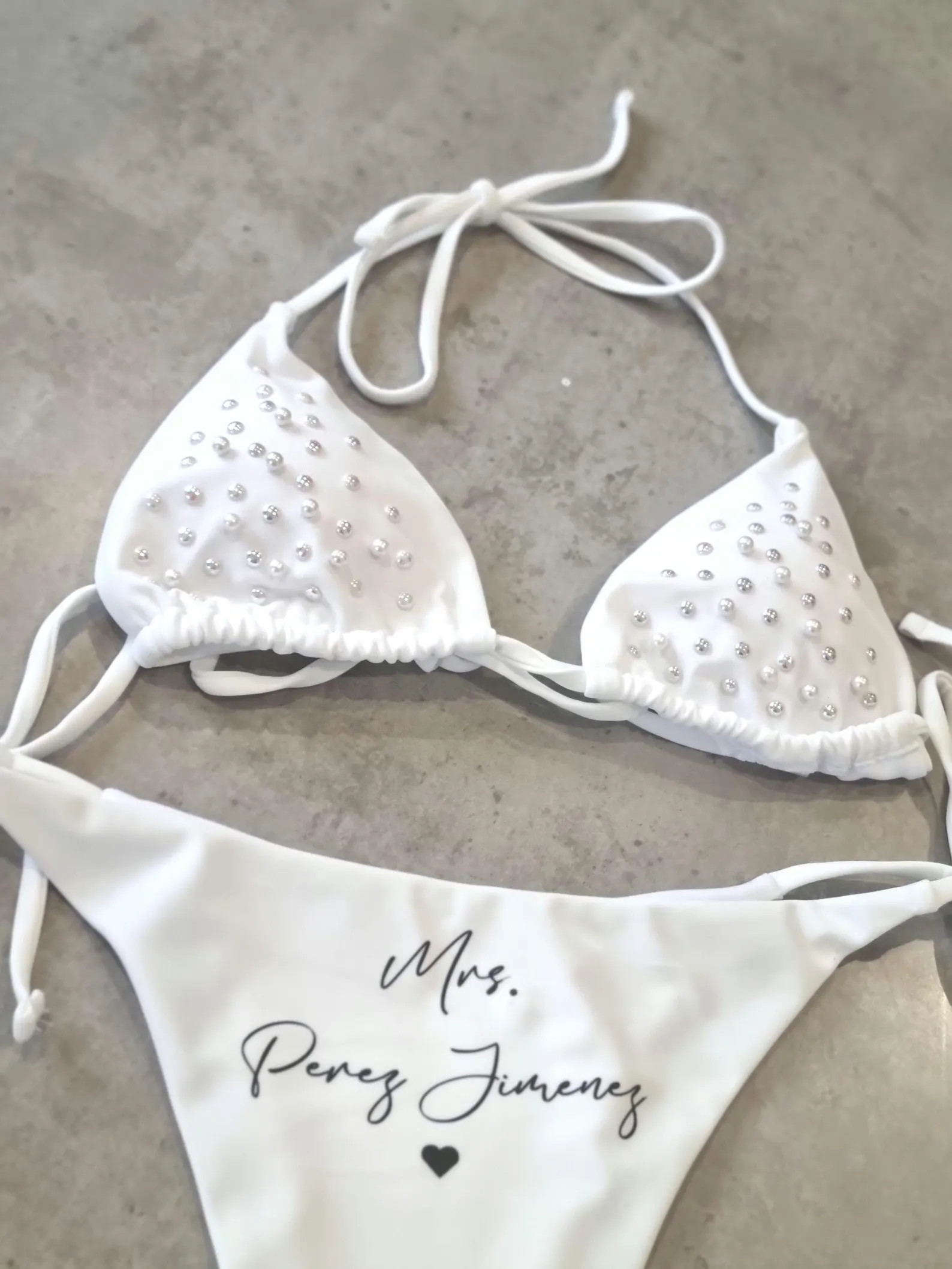 Bride Bikini,personalised Hen Party Bikini, Honeymoon Swimwear, Honeymoon Bikini, White Bride Cos... | Etsy (US)
