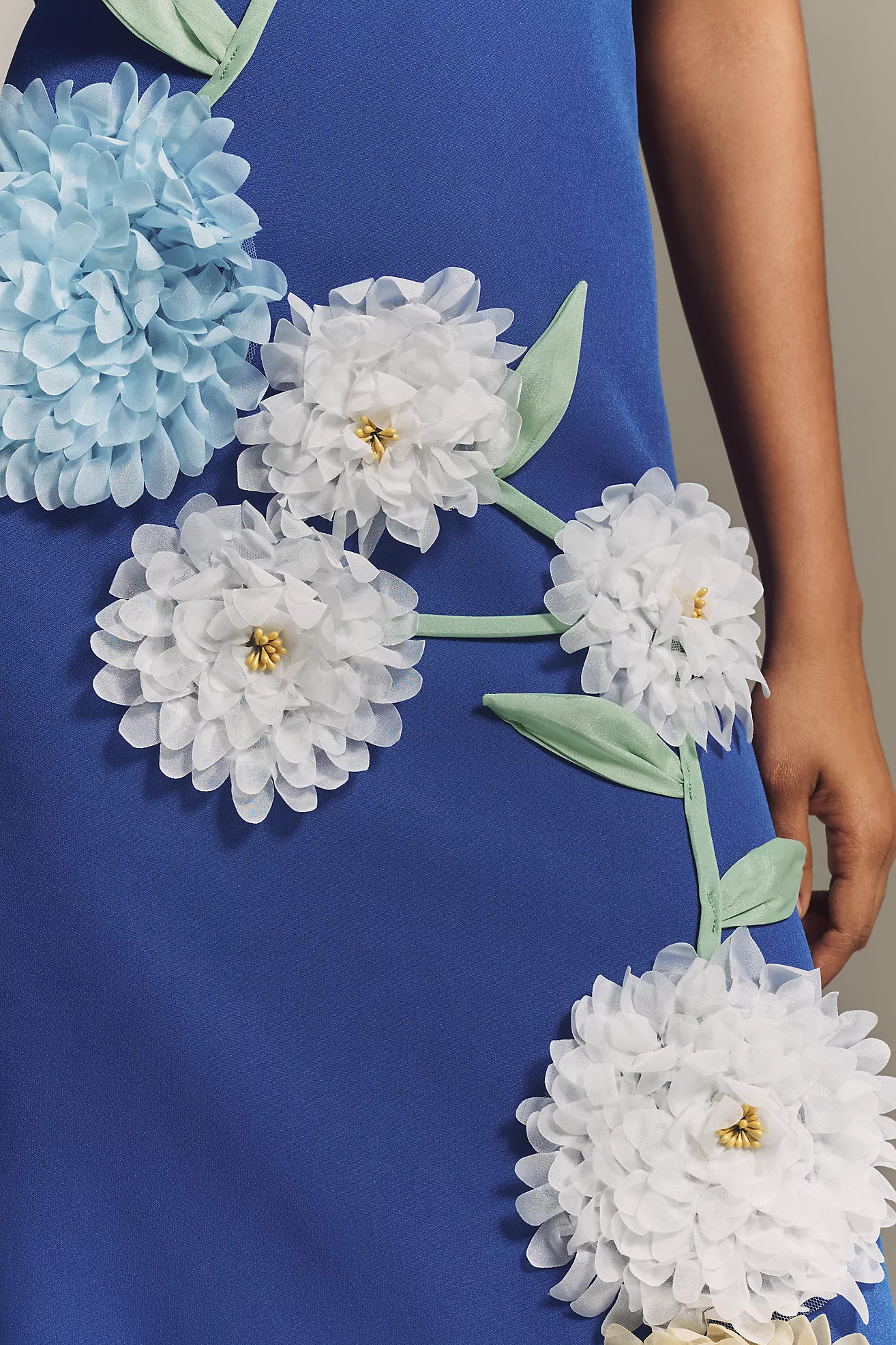 Elliatt Buttercup Floral Appliqué Maxi Dress | Anthropologie (US)