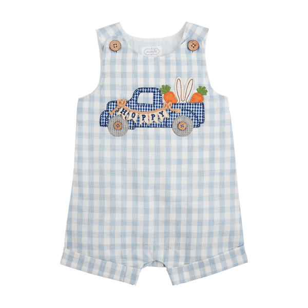 Gingham Easter Truck Jon Jon | Mud Pie