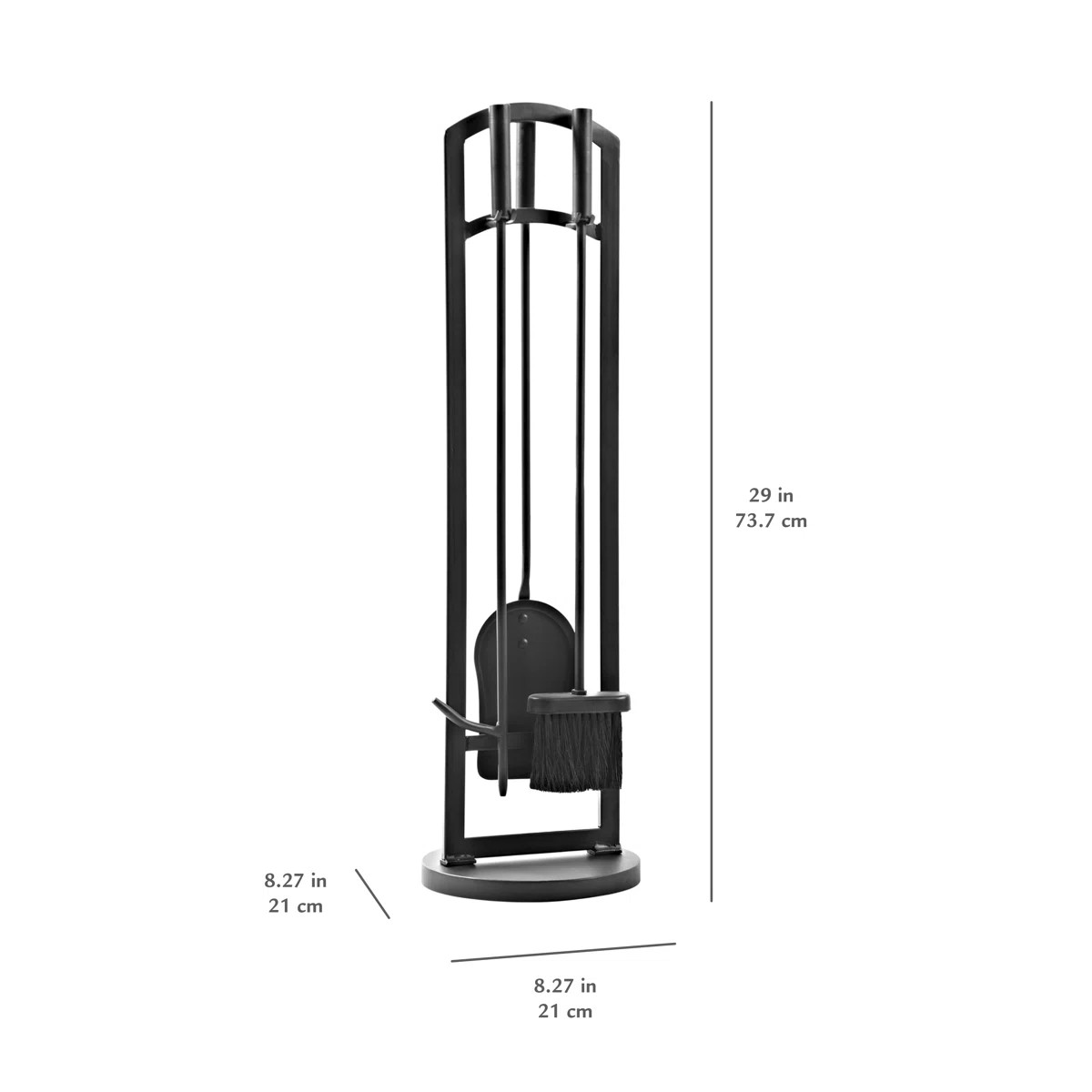 Maelynn Steel Fireplace Tool Set | Wayfair North America