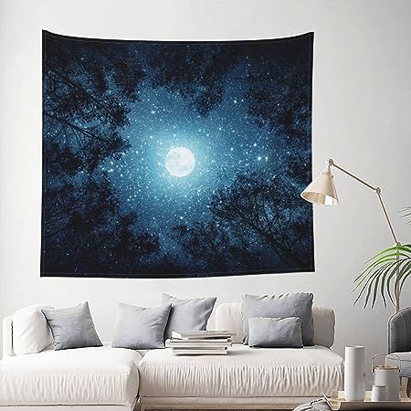 Forest Starry Tapestry Wall Tapestry Wall Hanging Galaxy Tapestry Hippie Milky Way Tapestry Sky T... | Amazon (US)