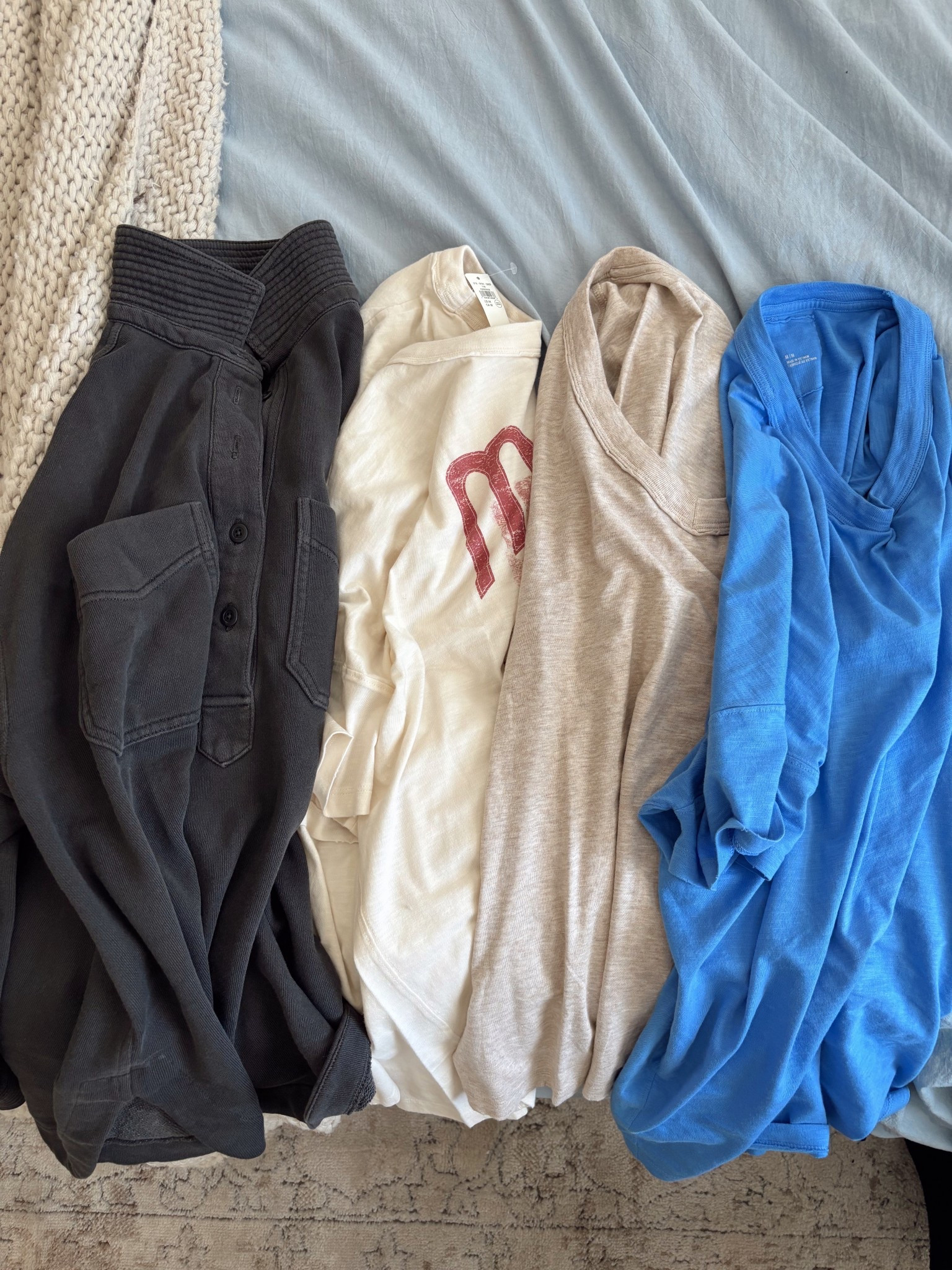 the coziest tops from aerie!! 🩵

#LTKStyleTip #LTKSpringSale #LTKFindsUnder50