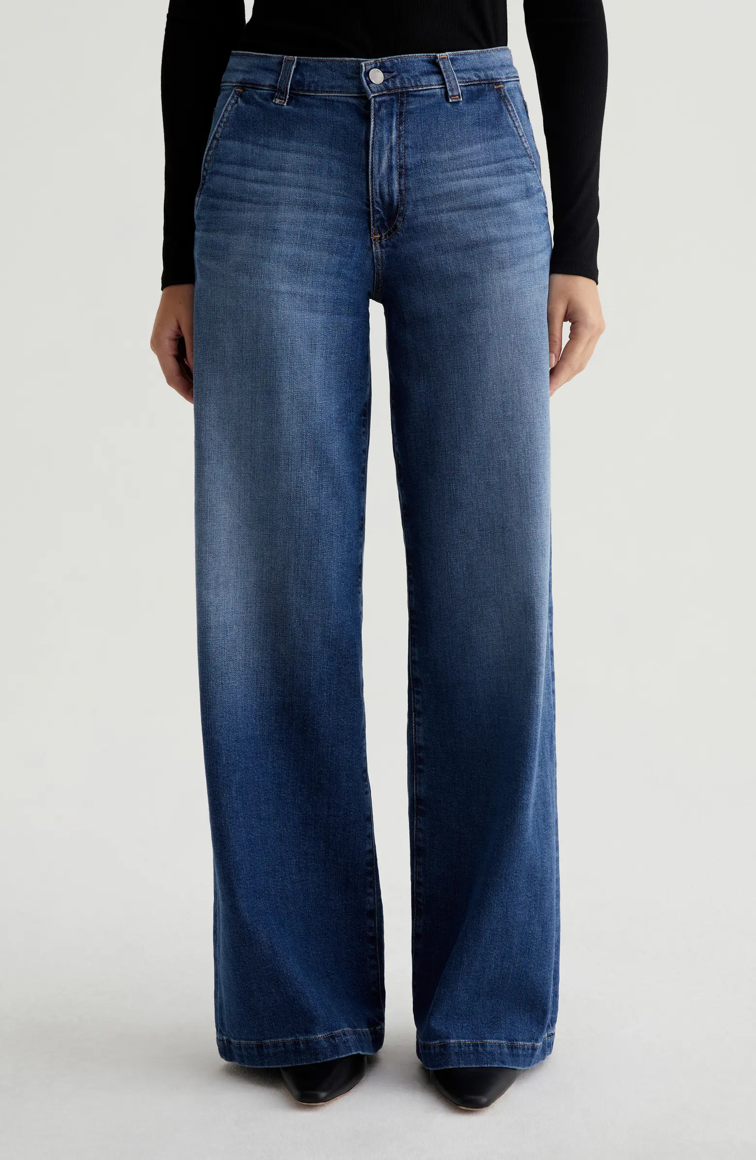 Stella Low Slung Palazzo Jeans | Nordstrom