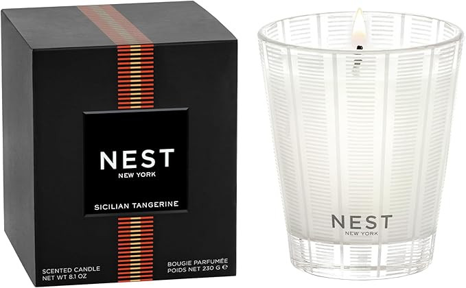 NEST New York Scented Classic Candle, Sicilian Tangerine - 8.1 oz - Up to 60-Hour Burn Time - Reu... | Amazon (US)