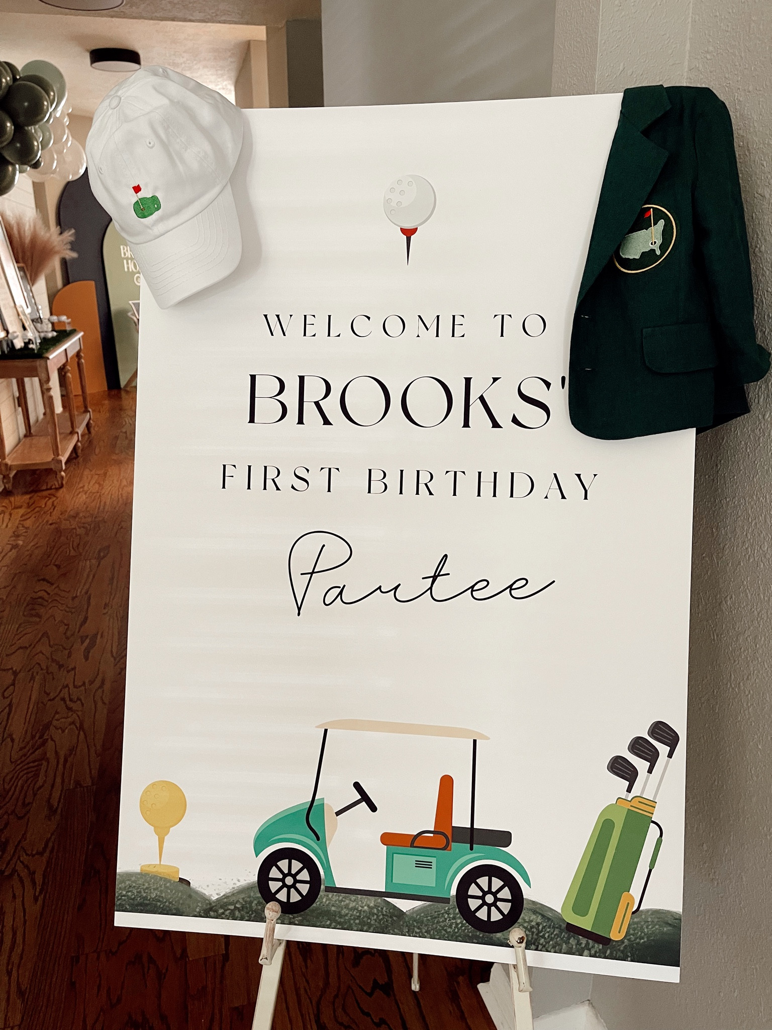 Hole in One First Birthday Decor 
#holeinone #firstbirthdaydecor #golftheme #golfparty #firstbirthday

#LTKParties #LTKKids #LTKFamily