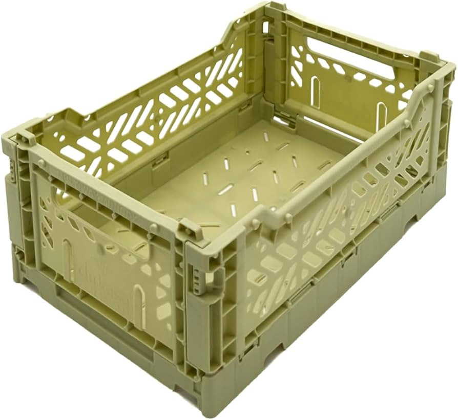 Aykasa Collapsible Storage Bins, Plastic Crate for Storage, Collapsible Crate, Utility Stackable ... | Amazon (US)