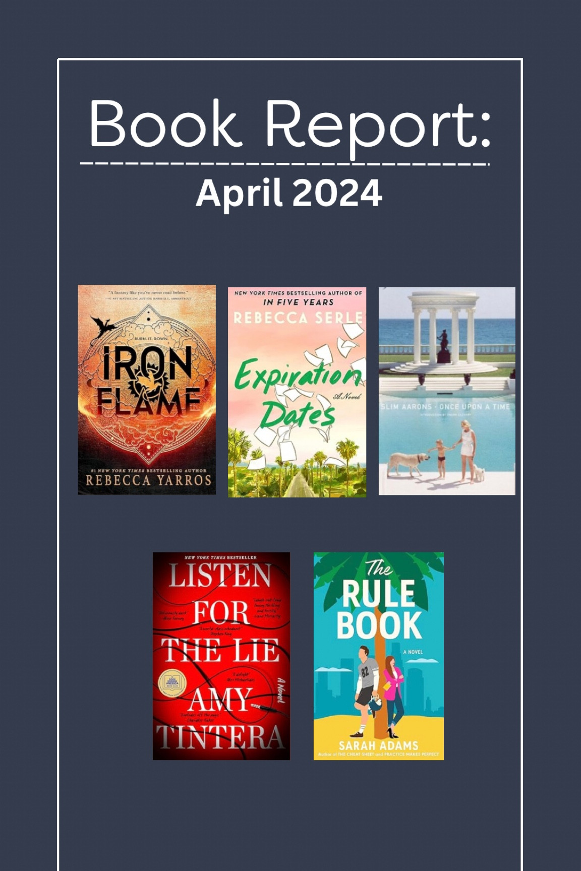 April 2924 reads 