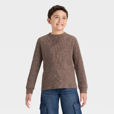 Boys' Long Sleeve Thermal Shirt - Cat & Jack™ | Target