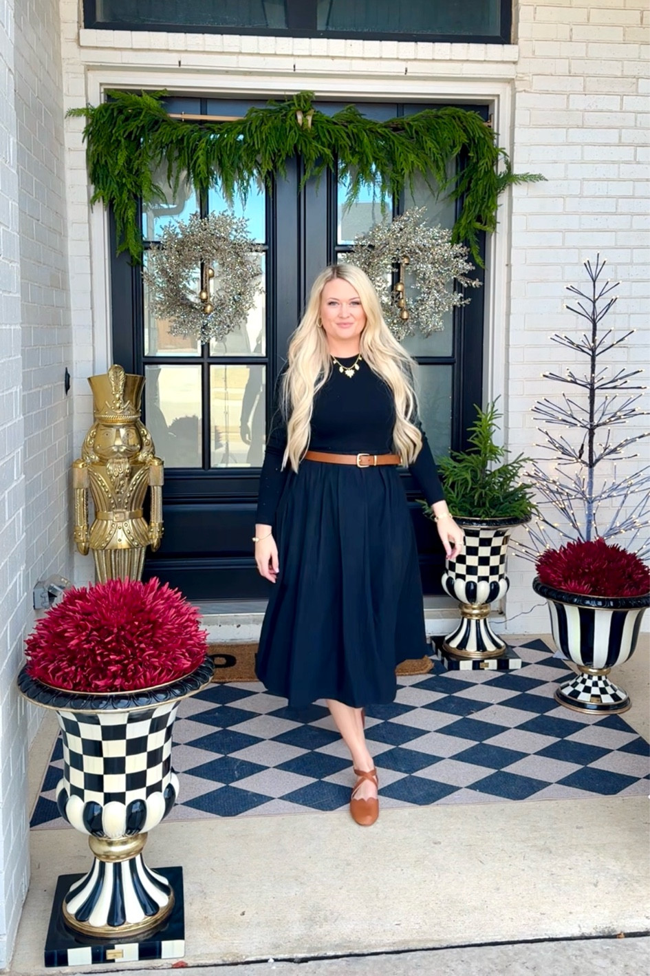 Holiday porch styling plus my waterproof jewelry! 

#LTKHome #LTKHoliday #LTKStyleTip