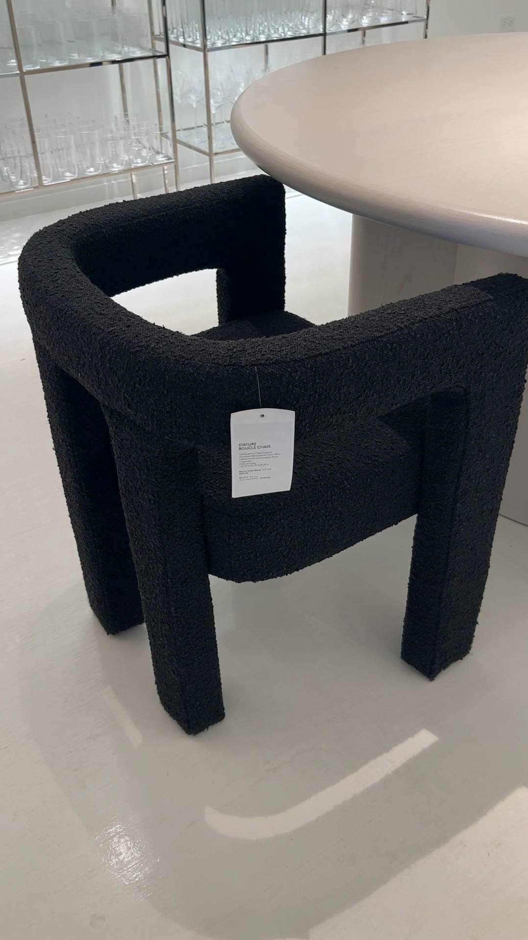 Modern Black Boucle Side Chair

#LTKHome