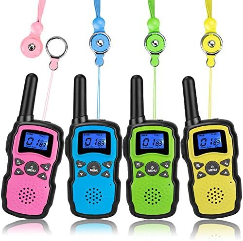 Wishouse Walkie Talkies for Kids 4 Pack,Family Walky Talky Adults Childrens Radio Long Range,Outd... | Amazon (US)