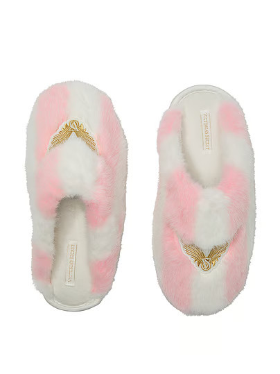 Luxe Plush Closed-Toe Slippers, Print, S - Women's - Victoria's Secret | Victoria's Secret (US / CA )