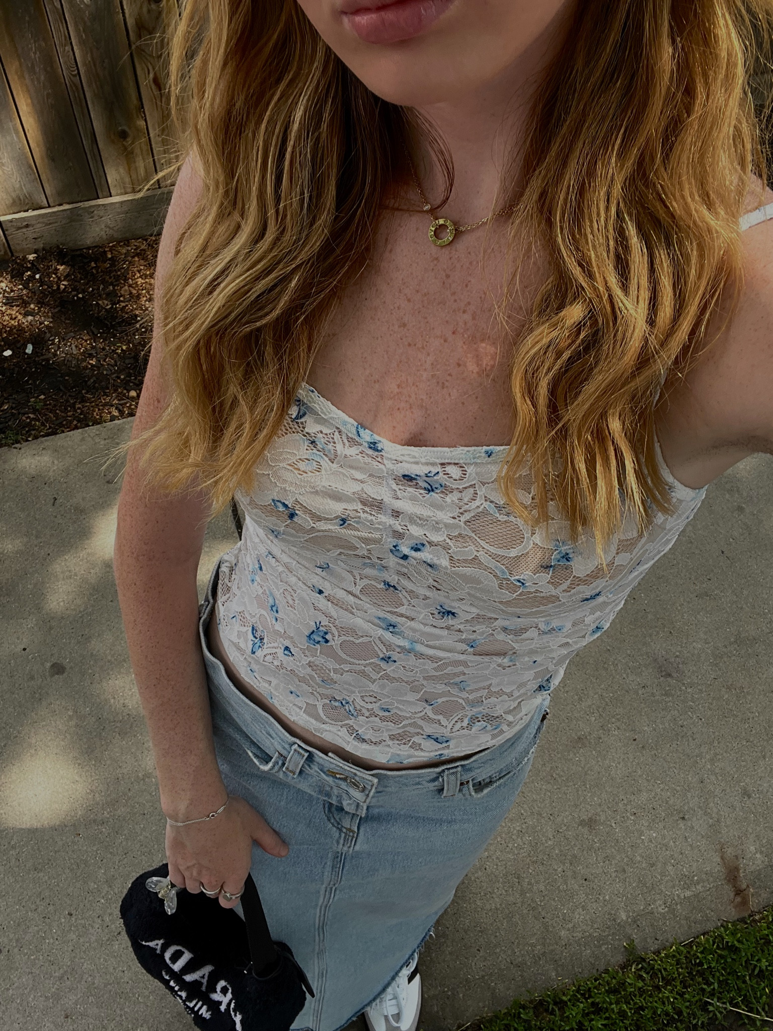 Fav summer outfit combo
Denim maxi skirt + lace tank😍

#LTKFind #LTKstyletip #LTKfit