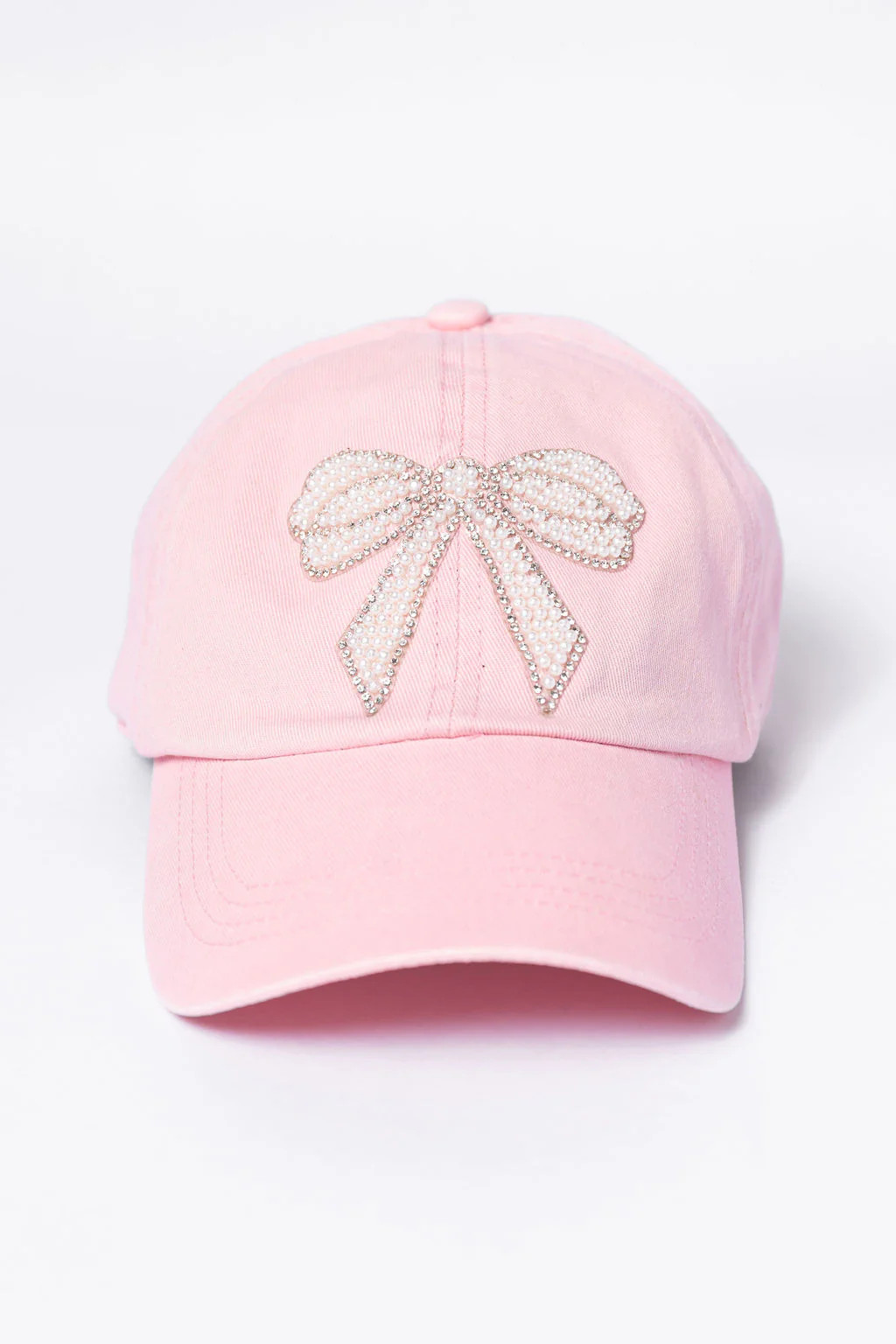 Pink Pearl Bow Hat | Pink Lily