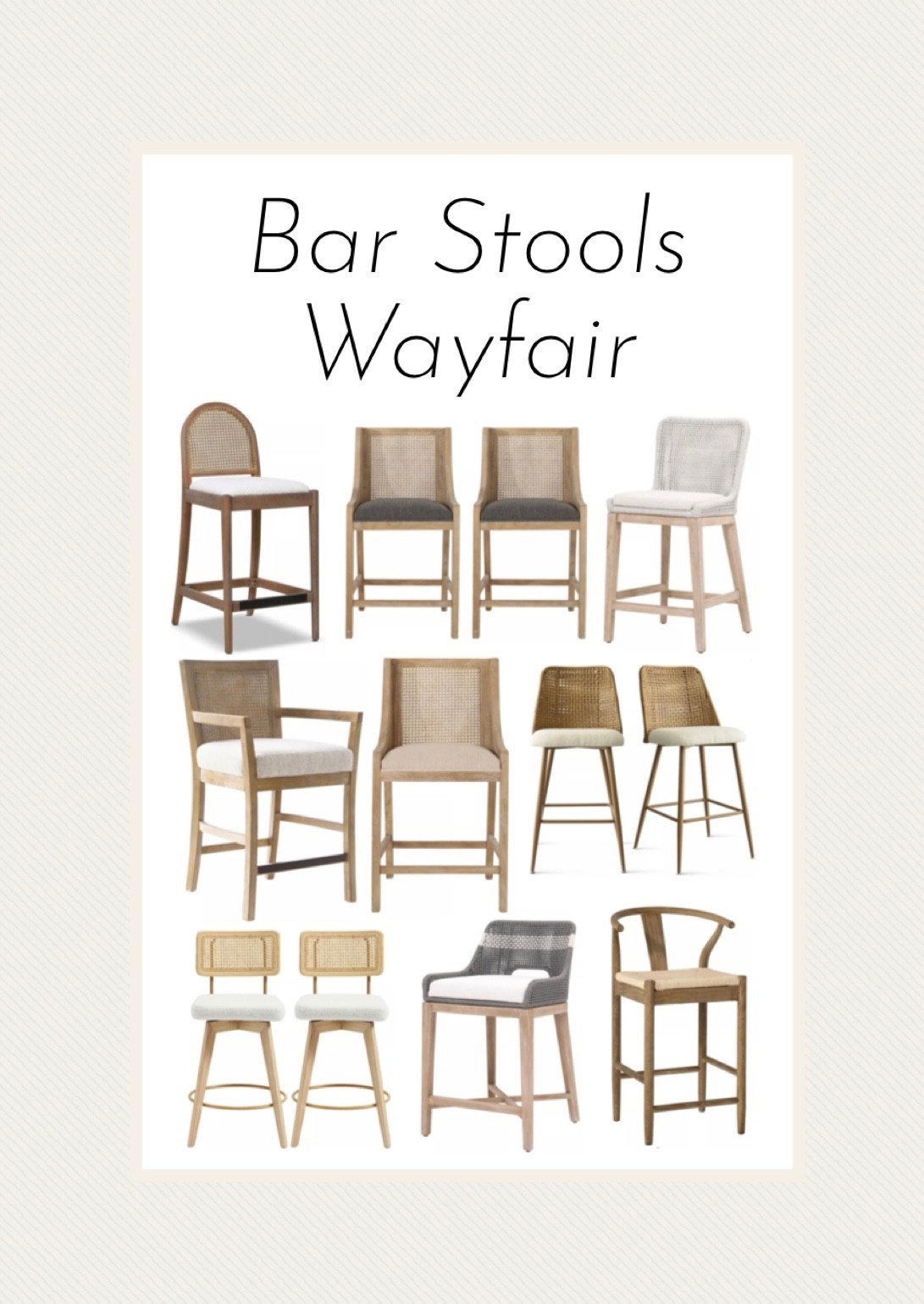 Beautiful aesthetic barstools 



#LTKHome #LTKHoliday