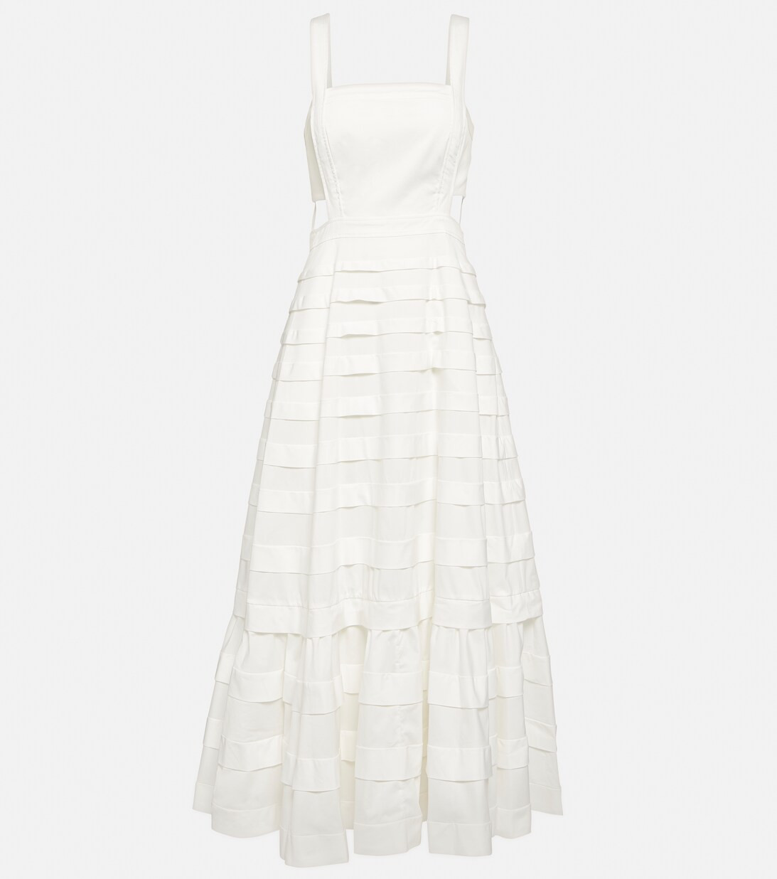 Tiered cotton-blend maxi dress | Mytheresa (US/CA)