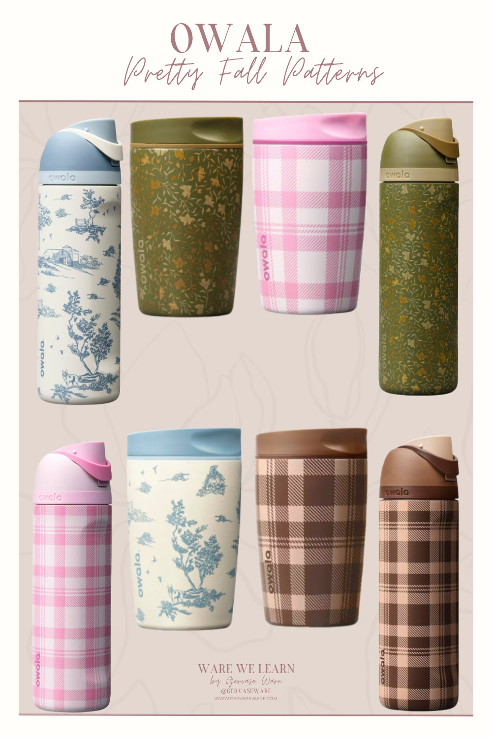 OWALA Pretty Fall Patterns

 

 #LTKmomlife #LTKSeasonal #LTKHome