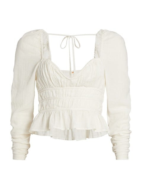 Free People Chole Cotton Top | Saks Fifth Avenue