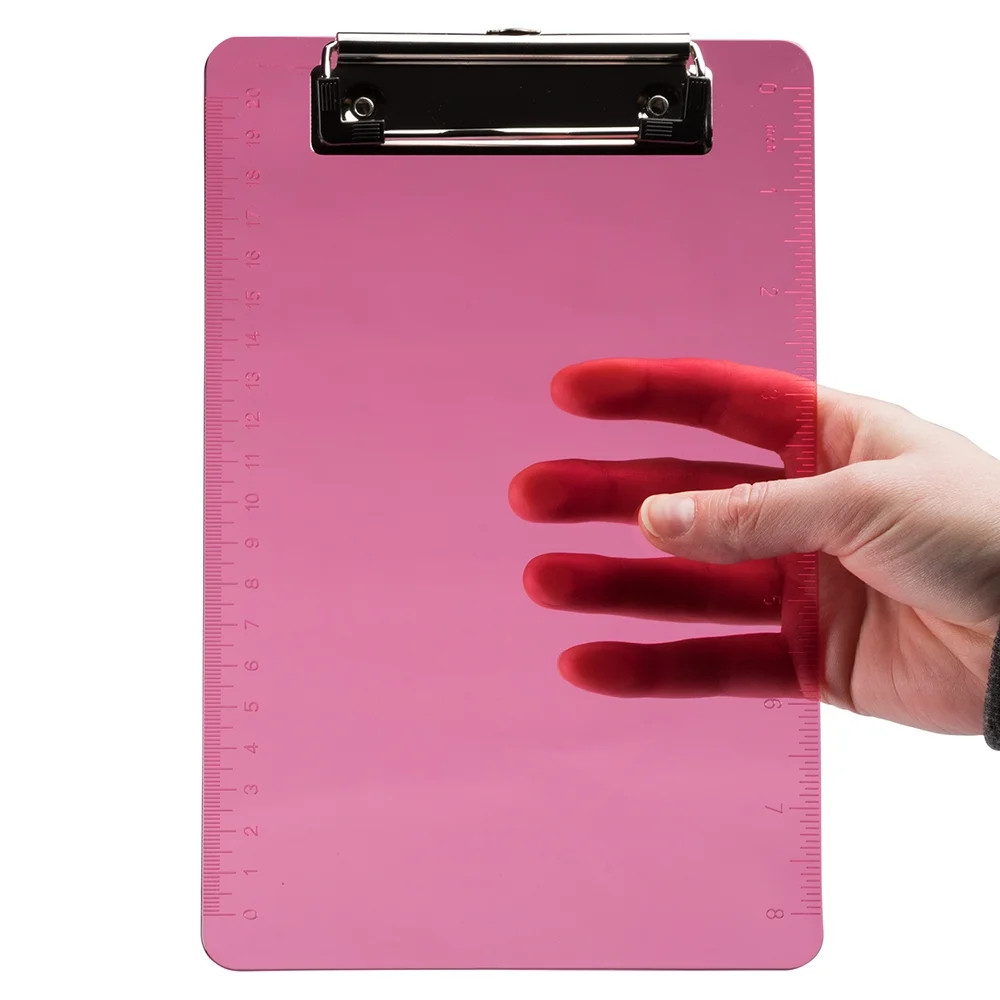 JAM Paper Mini Pink Plastic Clipboards with Metal Clip, 6 x 9, 2/Pack - Walmart.com | Walmart (US)