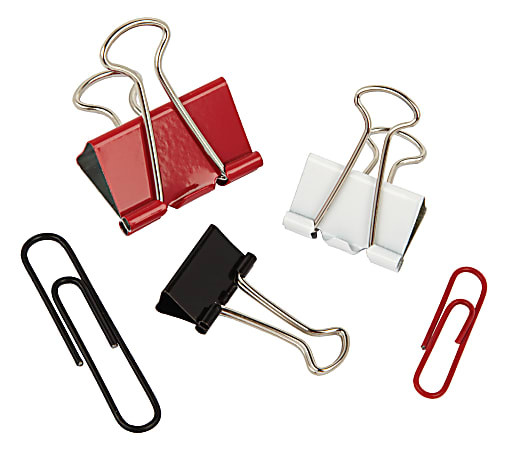Office Depot Brand Clip Kit Assorted Colors Pack Of 168 - Office Depot | Office Depot and OfficeMax 