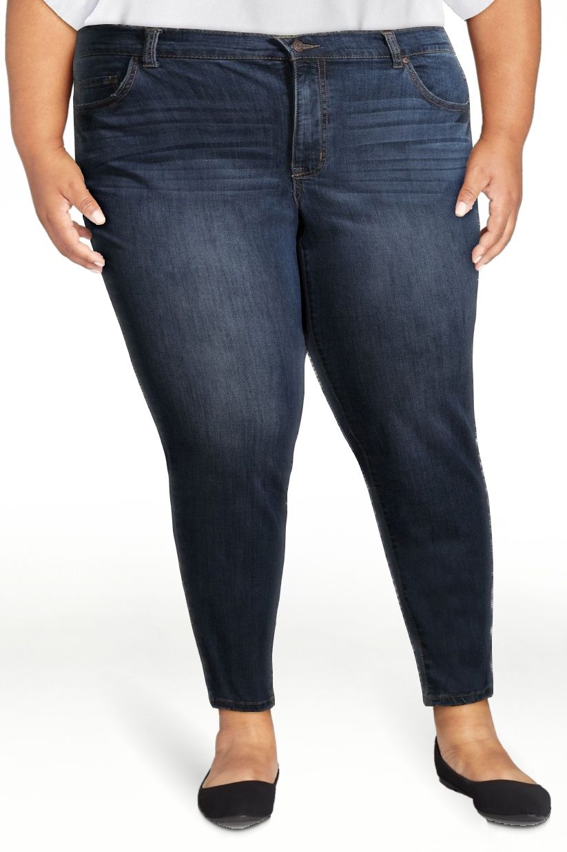 Terra and Sky Plus Size Core Denim Skinny Jeans - Walmart.com | Walmart (US)