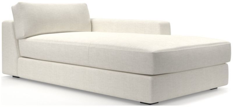 Oceanside Right-Arm Deep Seat Chaise + Reviews | Crate & Barrel | Crate & Barrel