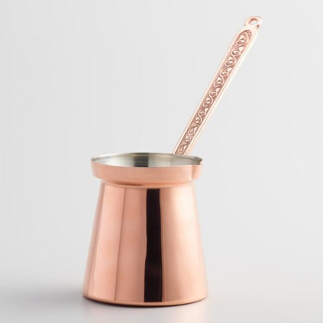 Copper Turkish Ibrik Coffee Maker | World Market