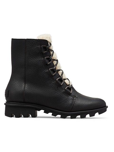 Phoenix Shearling & Leather Combat Boots | Saks Fifth Avenue OFF 5TH