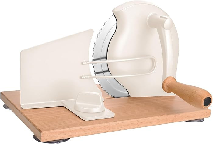 SOWKIPE Manual Bread Slicer with Hand Crank, Classic Home Bread Slicer for Homemade Sourdough, Ro... | Amazon (CA)