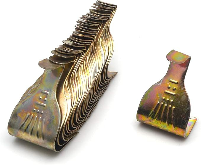 My MIRONEY 2.2" x 1.3" Metal Rail Molding Hanging Hooks Colorful Photo Frame Picture Rail Hooks P... | Amazon (US)