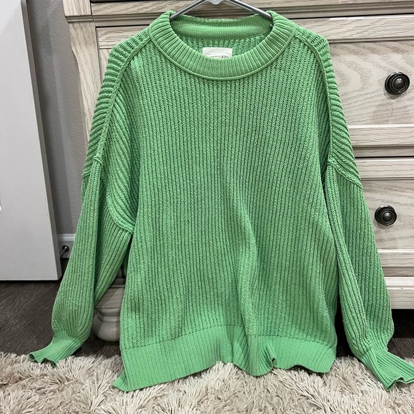 Aerie Light Green Ribbed Women's Sweater | Poshmark