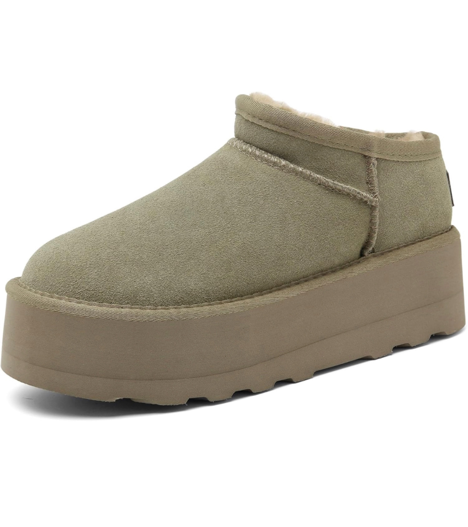Ugg platform mini dupe for $59! Size up 1/2 size  

#LTKsalealert #LTKSeasonal #LTKfindsunder100