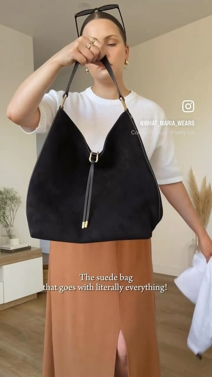 The everyday suede bag my wardrobe’s been missing! 🖤 

#LTKautumn #LTKaustralia #LTKbag