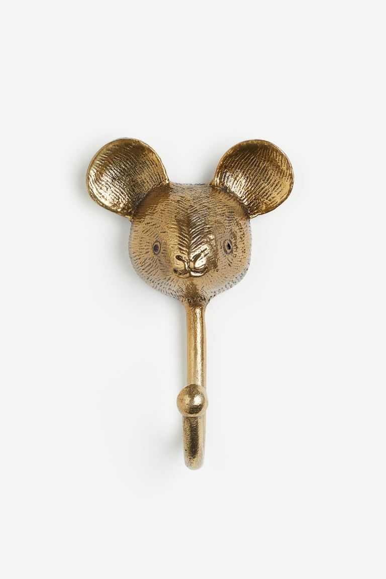 Metal Hook - Gold-colored/mouse - Home All | H&M US | H&M (US + CA)