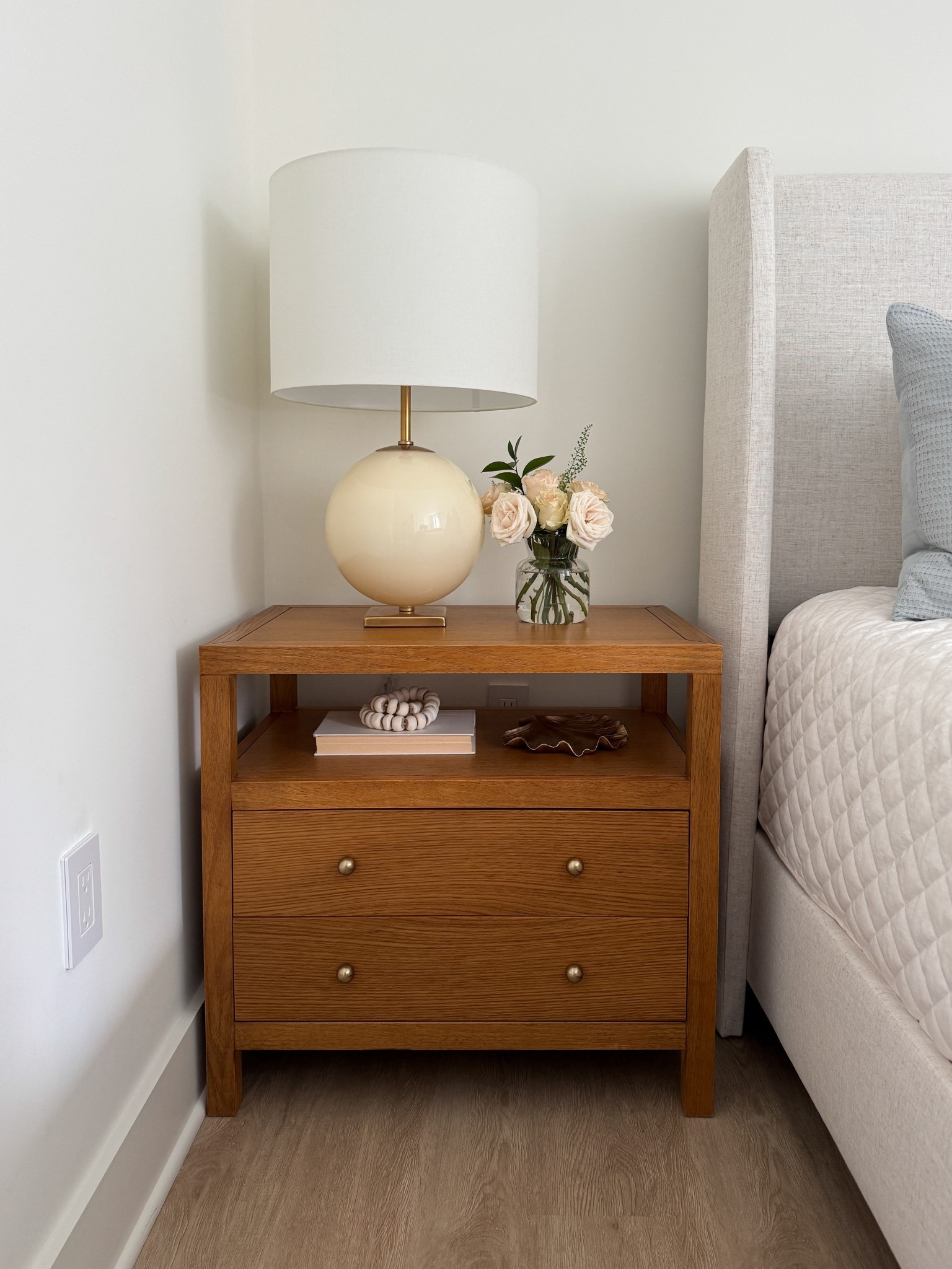 Our two drawer stands are majorly discounted! These are a less expensive version than the ones I have in our primary bedroom. They come in several colors and finishes. I love the brass hardware and soft close drawers.

#LTKHome #LTKSaleAlert